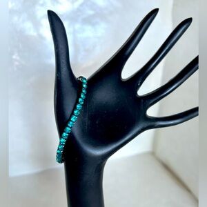 Elegant Turquoise Stretch Bracelet